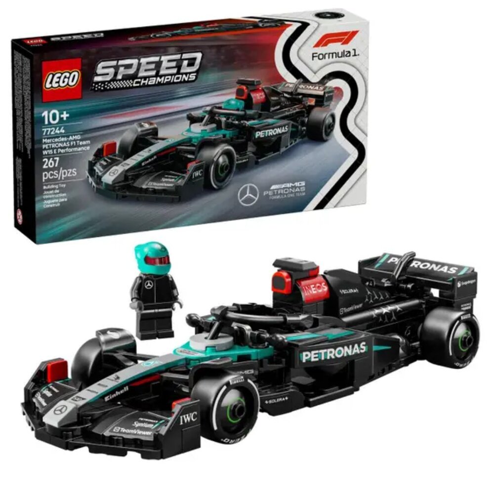 NEW LEGO Speed Champions Mercedes AMG  F1 W15 Race Car Building Block Toy 77244